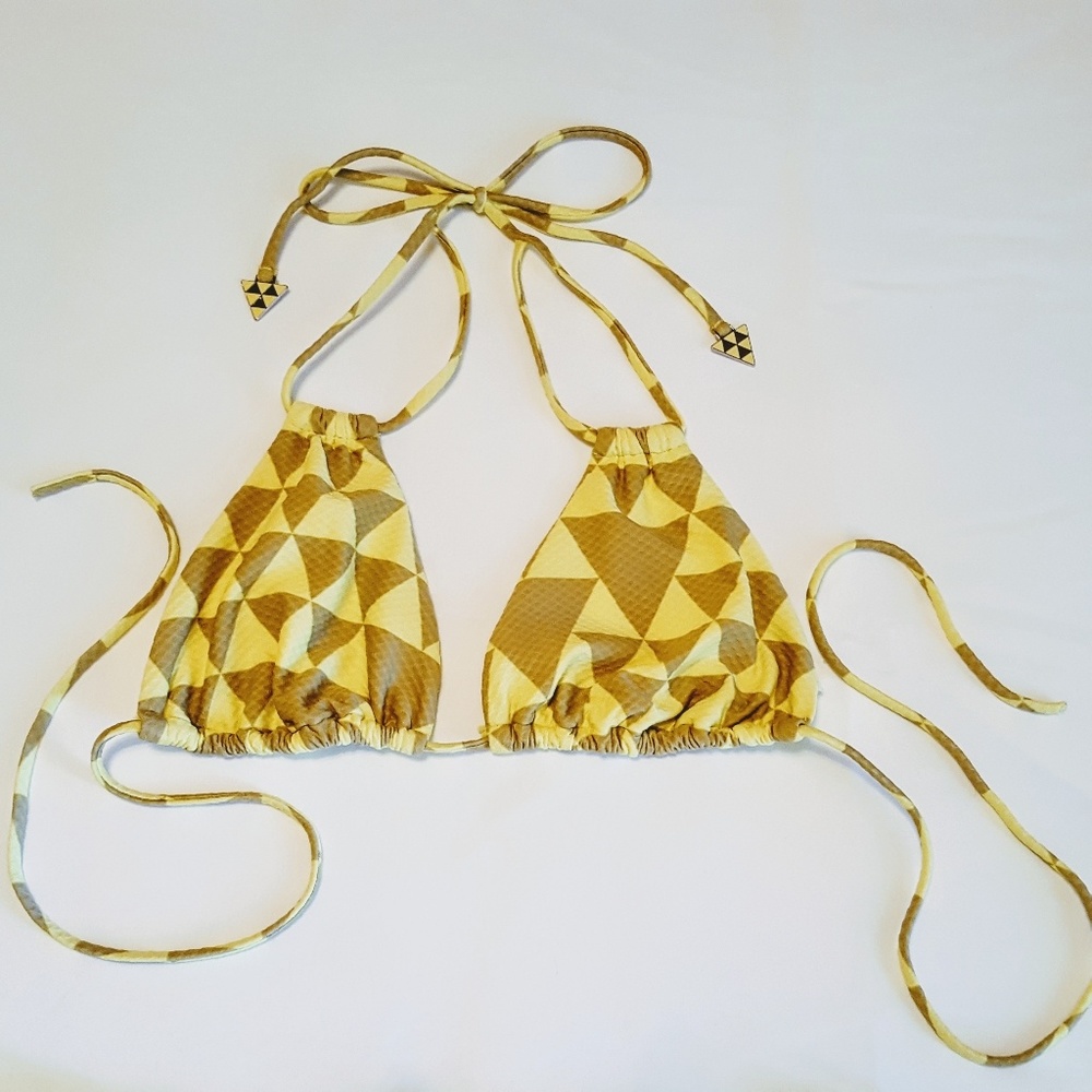 Perfect Condition Yellow Print String Bikini! - image 2